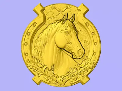 CAVALO FERRADURA 3D model