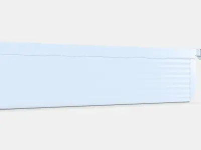 UPPDATERA Divider for drawer 1 Low-poly 3D model