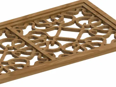 Decorative panel STL 3D model 29