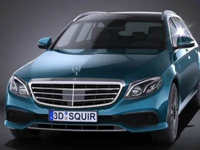 Mercedes-Benz E-Class Estate 2017 3D model