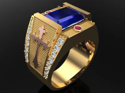 Ring of the Cross - N211 3D print model