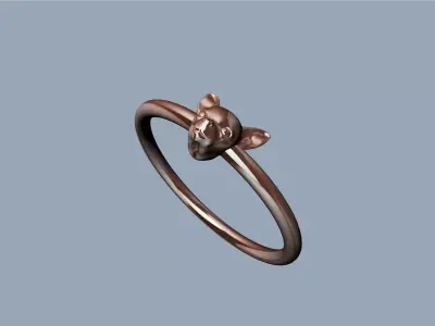 Chihuahua Ring - Anillo Chihuahua  3D print model