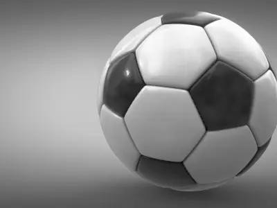 Football soccer ball 3D model