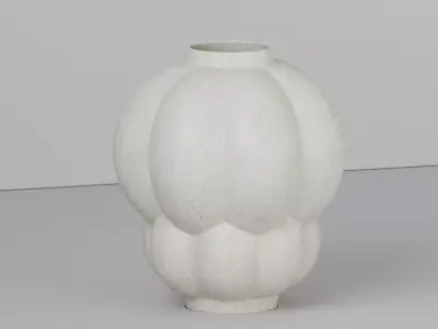 Uva Vase Big off-white matte 3D model