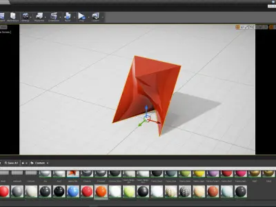 Replica Cedric Ragot Invitro Stool UE4 Low-poly 3D model