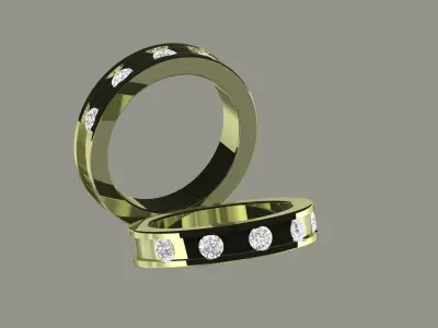  ring 3D print model 3D print model