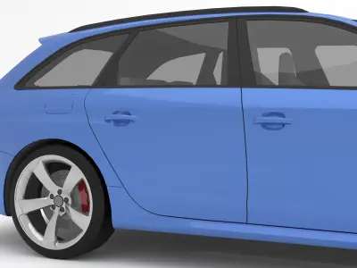 Audi RS4 Avant Nogaro  3D model