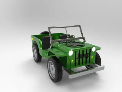 car jeep  3D model
