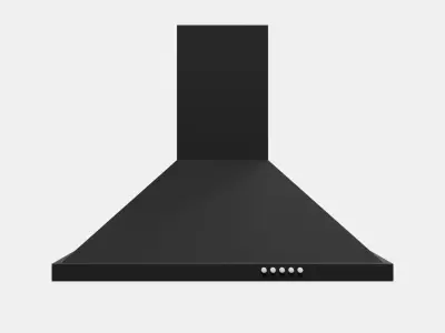 Cooker Hood 01 3D model