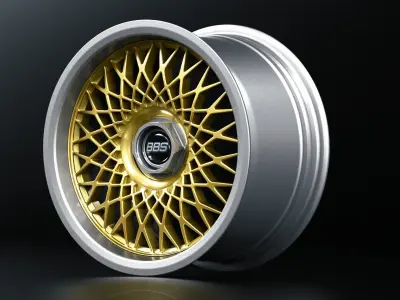 BBS DTM Centerlock 1989 3D model