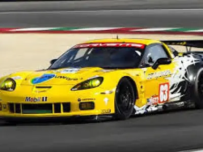 The Chevrolet Corvette C6R Low-poly 3D model