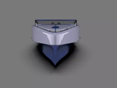 Bugatti Niniette 66 Luxury Yacht by Bugatti 3D model