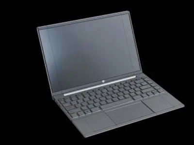 Hp Pavilion Aero 13 inch Laptop Low-poly 3D model