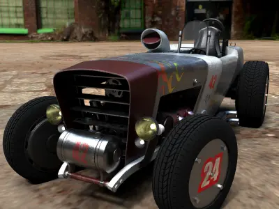 hot road 3D model