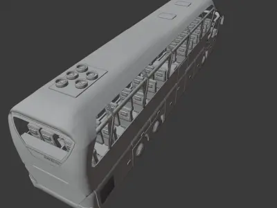 Neoplan Starliner Bus Low-poly 3D model