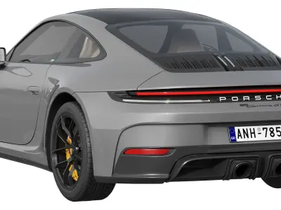 Porsche 911 Carrera GTS 2025 3D model by zifir3d