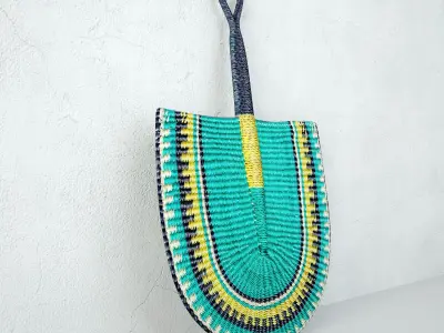 African Handwoven Fan 23 3D model