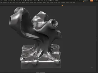 Modern Abstract Decorative sculpture 3d print model 3D print model 7