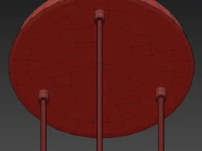 Copper Lamp 3D model
