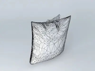 Pillows Basica and Decorated I Free 3D model