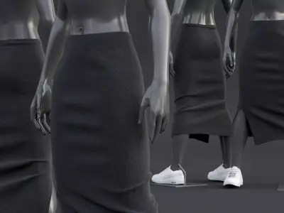 Nike Womens Skirt 3D model
