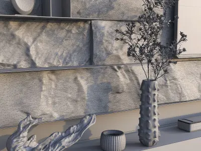 TV Wall-Unit 3D model