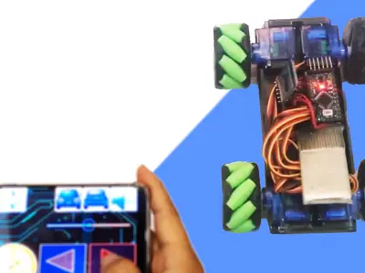 Mecanum robot car - OMNI Wheels 3D print model