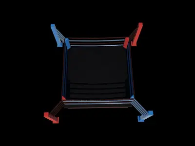 Boxing Ring  3D model