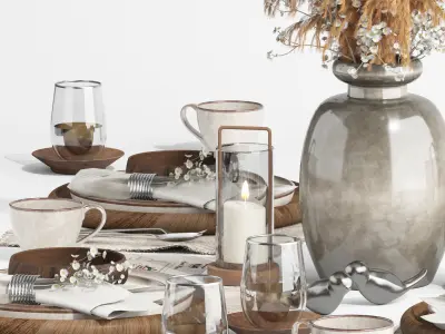 tableware set14 3D model