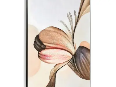 Plaster Two Photo Frame 511 Low-poly 3D model