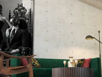 ARTIST LIVING ROOM  3D model