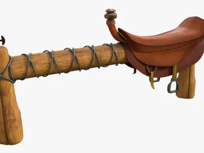 Riding Saddles model 3D model