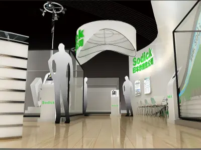 Booth - Area - 15X8-3DMAX2009-02 3D model