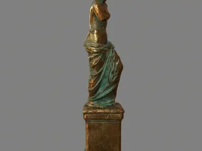 Venus  de  Milo Low-poly 3D model