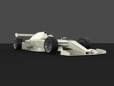 Formula 1 racing car 3D model