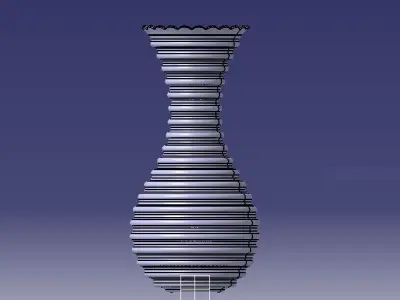 Flower Vase 3D print model