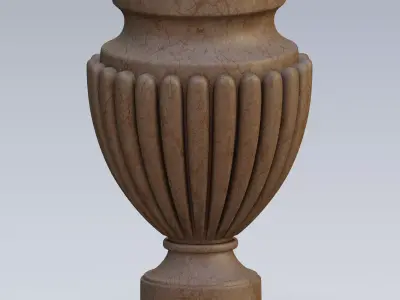 Garden urn planter30 3D model