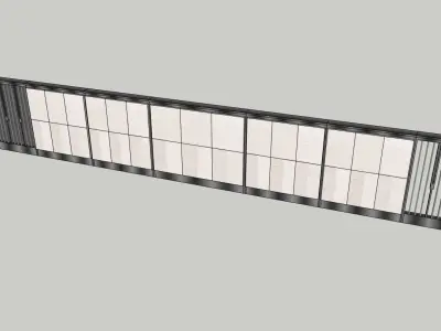 Exterior Fence Sketchup model 3D model
