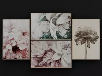 Flowers Frame 3D model
