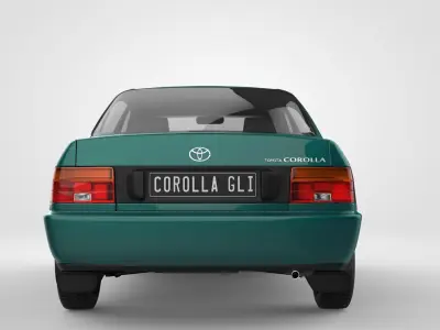 Toyota Corolla AE101 3D model