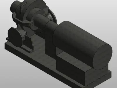 Generic Horizontal Pump pack 1 3D model