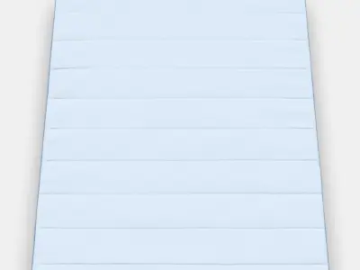 VESTEROY Pocket sprung mattress 1 Low-poly 3D model