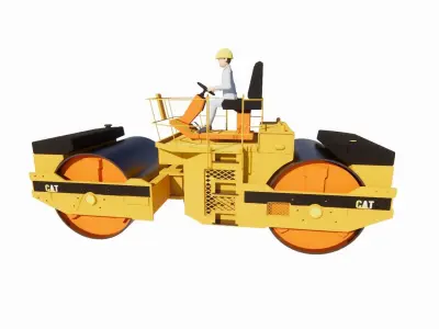 rollers road roller 3D print model