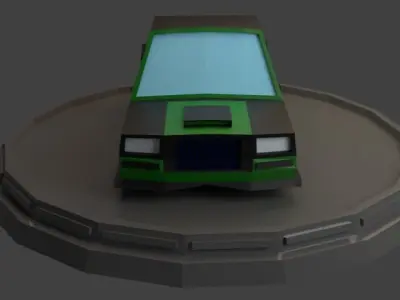 Low Poly Racing Car Low-poly 3D model buy