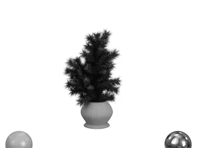 My Texas House Pine Tree Decoration 3D model