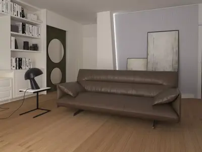 Interior scene catalog sofa 3D model