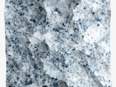 89-RockPanel piece of stone 3D model