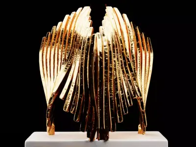 Angel Wings Decor 3D model