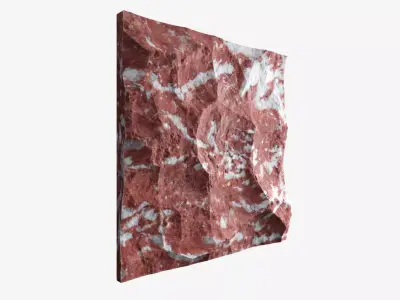220-RockPanel marble wall art 3D model