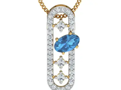 Diamond Locket Set 3D print model buy